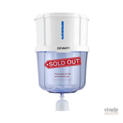 Devanti Water Cooler Dispenser 15L Filter Bottle - Appliances > Kitchen Appliances > Water Dispensers