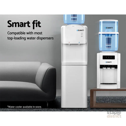 Devanti Water Cooler Dispenser 22L Filter Bottle - Appliances > Kitchen Appliances > Water Dispensers