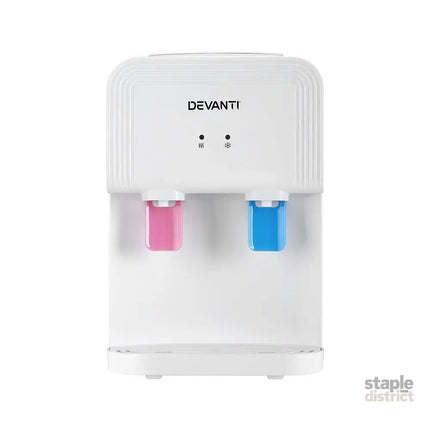 Devanti Water Cooler Dispenser Bench Top White - Appliances > Kitchen Appliances > Water Dispensers