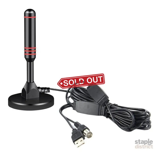 Digital Tv Antenna 300 Mile Indoor Outdoor Hd Tv Aerial Amplifier Signal Booster - Appliances > TV > TVs & Accessories