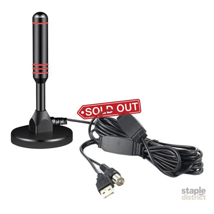 Digital Tv Antenna 300 Mile Indoor Outdoor Hd Tv Aerial Amplifier Signal Booster - Appliances > TV > TVs & Accessories