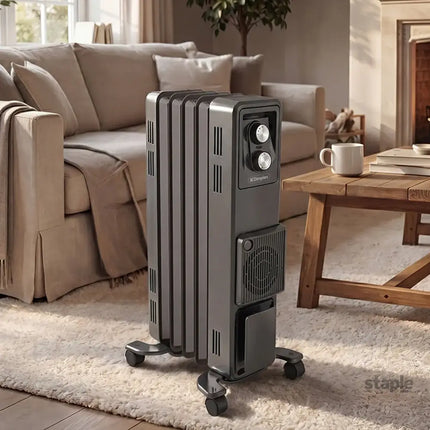 Dimplex 1.5kW Oil Free Column Heater 5 Fin with Thermostat Turbo Fan - Appliances > Heaters > Electric Heaters