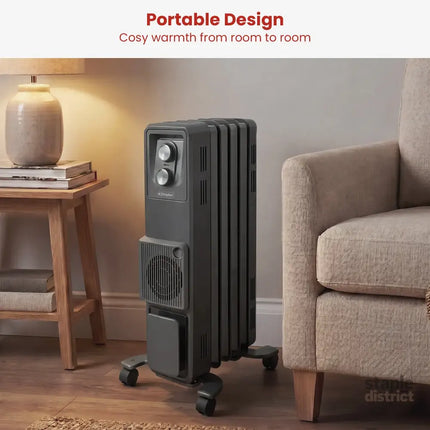 Dimplex 1.5kW Oil Free Column Heater 5 Fin with Thermostat Turbo Fan - Appliances > Heaters > Electric Heaters