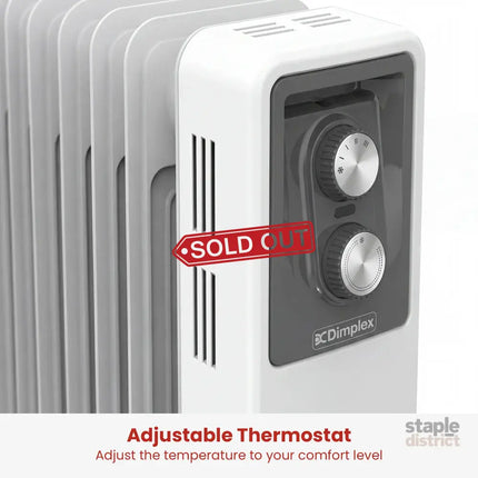Dimplex 2.4kW Oil Column Heater with Turbo Fan 9 Fin Portable Radiator - Appliances > Heaters > Gas & Oil Heaters
