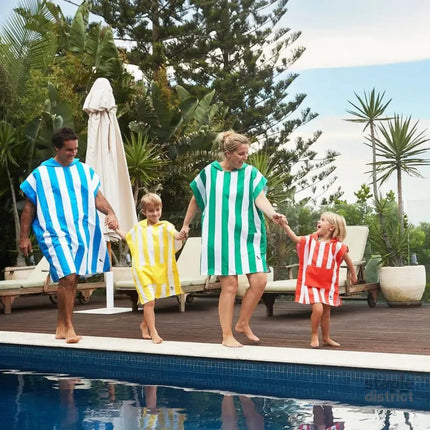 Dock & Bay Adult Poncho Hooded Towel | Cabana Collection | Bondi Blue L-2006732816439709700