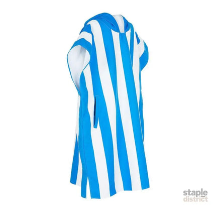 Dock & Bay Adult Poncho Hooded Towel | Cabana Collection | Bondi Blue S-2006732816775254018