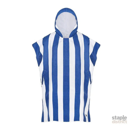Dock & Bay Adult Poncho Hooded Towel | Cabana Collection | Whitsunday Blue S-2006732817106604034