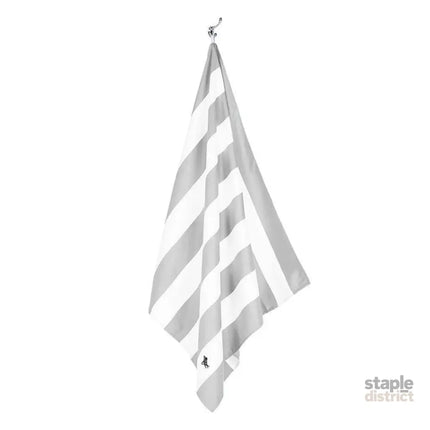 Dock & Bay Beach Towel Cabana Collection XL | Quick Dry | Goa Grey-2006732812807442435