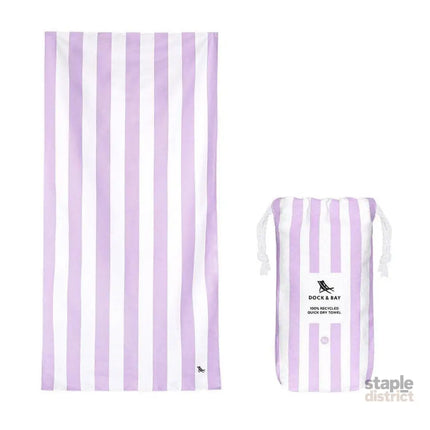 Dock & Bay Beach Towel Cabana Collection XL | Quick Dry | Lombok Lilac-2006732813142986752