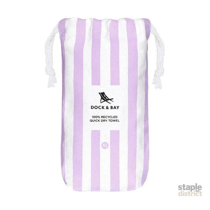 Dock & Bay Beach Towel Cabana Collection XL | Quick Dry | Lombok Lilac-2006732813142986754