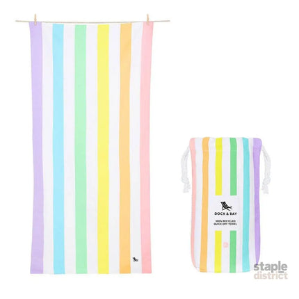 Dock & Bay Beach Towel Cabana Collection XL | Quick Dry | Unicorn Waves-2006732816095776768