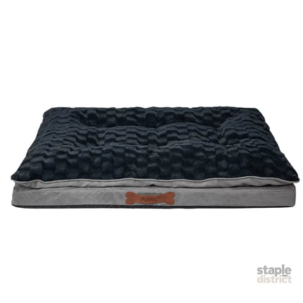 Dog Calming Bed Warm Soft Plush Comfy S Grey Small-2029387224654680067