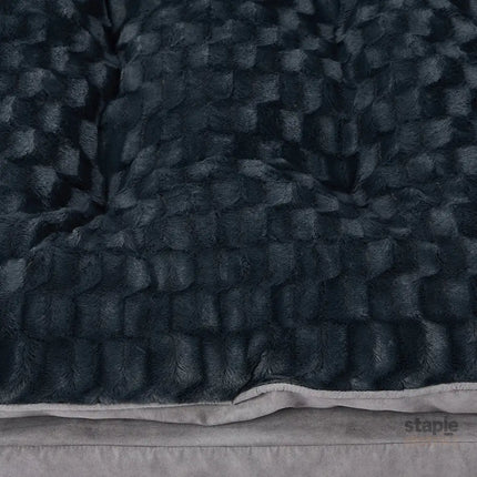 Dog Calming Bed Warm Soft Plush Comfy S Grey Small-2029387224654680068