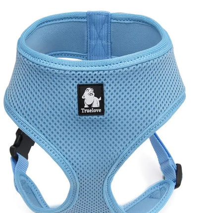 Dog Harness with Steel D Ring - Blue, XL-1831155621383245824