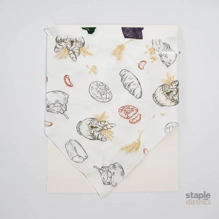 Domia Bamboo Fiber Cotton Gauze Triangle Bib food-2006733355831398400