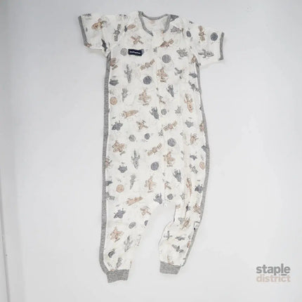 Domia Bamboo Fiber Cotton Short Sleeve Split Leg Sleeping Bag  1.0Tog  Spacecraft XL-2006733363750244352