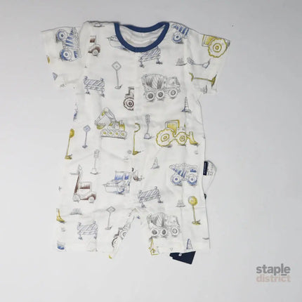 Domia Silky Bamboo Short Sleeve Baby Romperr Engineering Team M-2006733357706252288