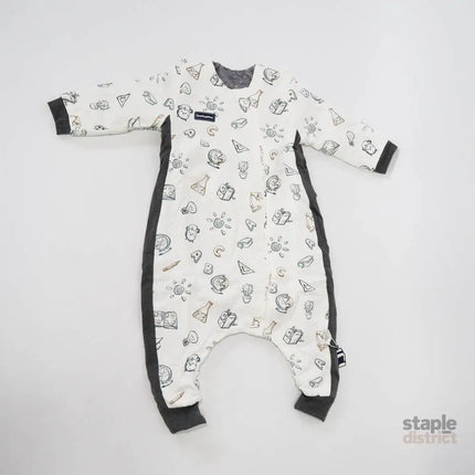 Domia Thin Cotton Long Sleeve Split Leg Sleeping Bag 2.5 TogPainting journey L-2006733363481808897