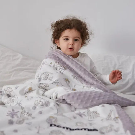 Domimia Thick Padded Minky Cotton Kids Blanket - 2.5 tog-2006733430028636160