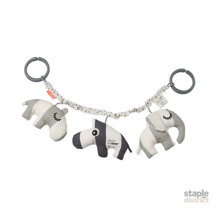 Done by Deer Pram Toy Deer Friends- Grey-2006733448408076288