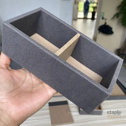 Double Compartment Tea Caddy Hotel Room Storage Organizer for Tea Bags Sugar - Baby & Kids > Kid’s Furniture > Toy Boxes