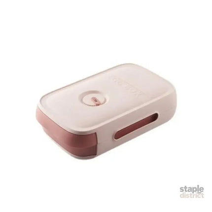 Drawer Type Eggs Tray Fruit Storage Box Kitchen Stacking Holder Food Container - Pink - Commercial > Packaging >