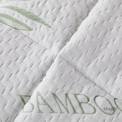 Dreamz Bamboo Pillowtop Mattress Topper Single-2006733099244851205