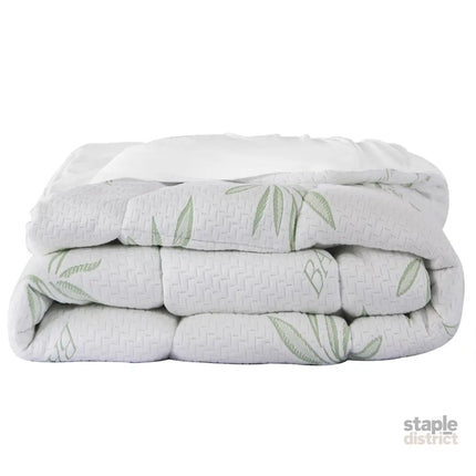 Dreamz Bamboo Pillowtop Mattress Topper Single-2006733099244851201