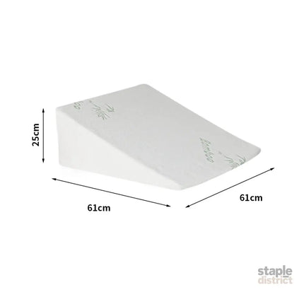 DreamZ Bedding Wedge Pillow Memory Foam White 25-2006733151006756866