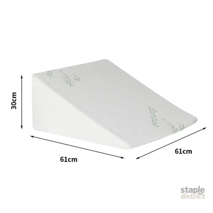 DreamZ Bedding Wedge Pillow Memory Foam White 30-2029387257789681666