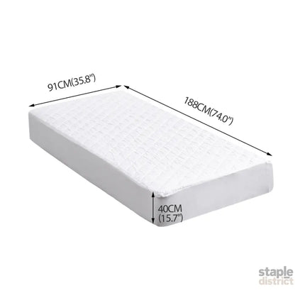 DreamZ Fully Fitted Waterproof Microfiber Single-2029387271945457666