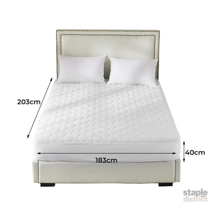Dreamz Mattress Protector Topper Bamboo King-2006733085831467010