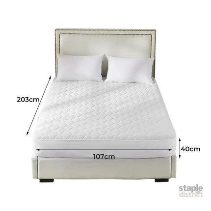 Dreamz Mattress Protector Topper Bamboo King Single-2006733085995044866