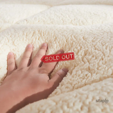 DreamZ Mattress Topper 100% Wool Underlay Single-2018816782927794179
