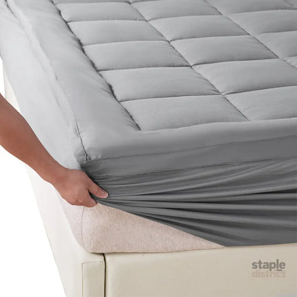 DreamZ Mattress Topper Bamboo Fibre King Single-2018816779979198469