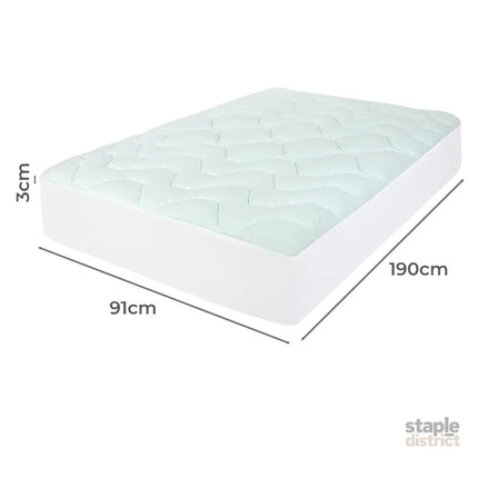 Dreamz Mattress Topper Pillowtop Cover Protector Single-2050056897066831874