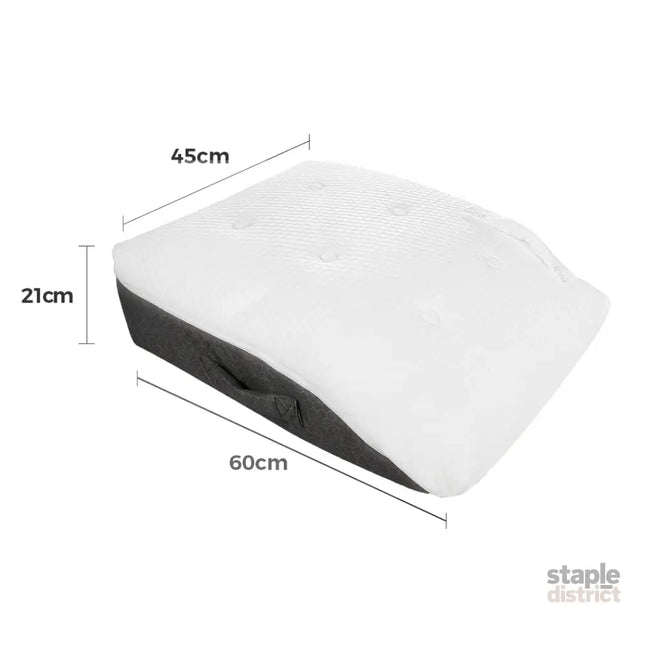 Dreamz Memory Foam Leg Elevation Pillow Bed Wedge Improve Circulation Support-2050056764874952706