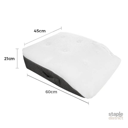 Dreamz Memory Foam Leg Elevation Pillow Bed Wedge Improve Circulation Support-2050056764874952706