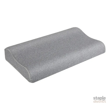Dreamz Memory Foam Pillow Pillowcase Supprt Grey Rebound-2006732704422432769