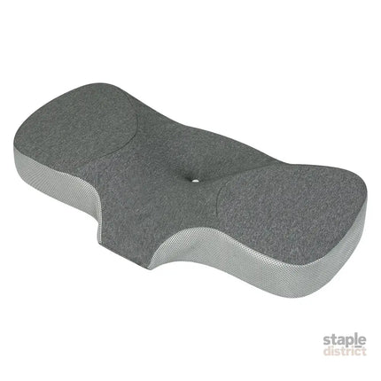 Dreamz Memory Foam Pillow Pillowcase Supprt Grey Rebound-2029387207172820992