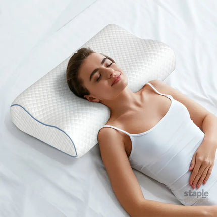 Dreamz Memory Pillow Supprt Shoulder FoamWhite Pillowcase-2006732704602787847