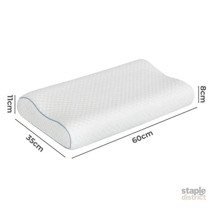Dreamz Memory Pillow Supprt Shoulder FoamWhite Pillowcase-2006732704602787842