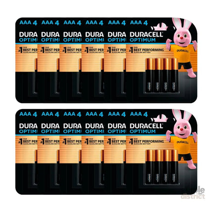 Duracell Optimum AAA Batteries 4pk x12-2018816813277777921