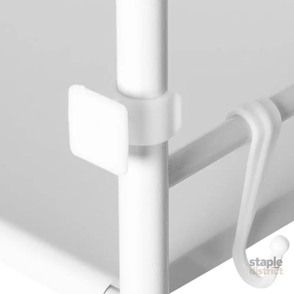 Dutxa 3 Tier Over Toilet Storage Shelf White-2006733188558360579