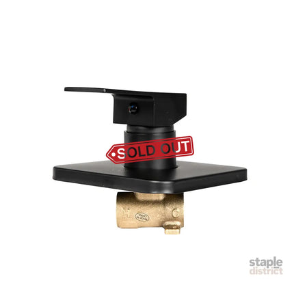 Dutxa Bathroom Shower Mixer Tap Brass Black-2018816691387109379