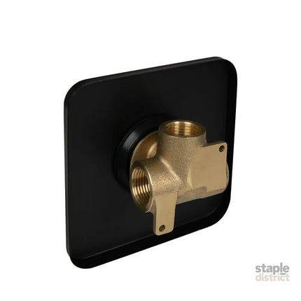 Dutxa Bathroom Shower Mixer Tap Brass Black-2018816691387109380