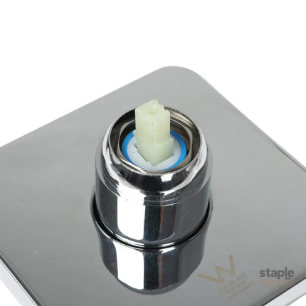 Dutxa Brass Shower Mixer Tap Cold Hot Charcoal-2006733190127030277