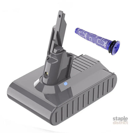 Dyson V7 SV11 9500mAh Replacement Battery + Pre Filter Kit - Appliances > Vacuum Cleaners > Vacuum Cleaner Accessories