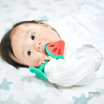 EDISON mama Kamikami Baby Teether  Apple-2006733438673096706