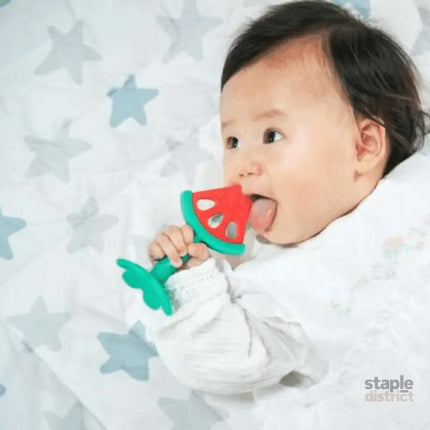 EDISON mama Kamikami Baby Teether  Apple-2006733438673096705